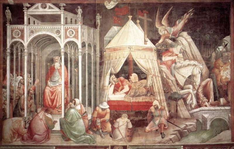 GADDI, Agnolo The Triumph of the Cross (detail) dg oil painting picture